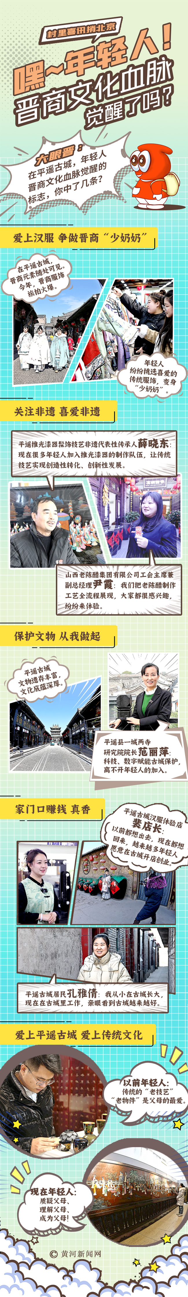 村里喜訊捎北京 | 創(chuàng)意漫畫：嘿，年輕人！晉商文化血脈覺醒了嗎？