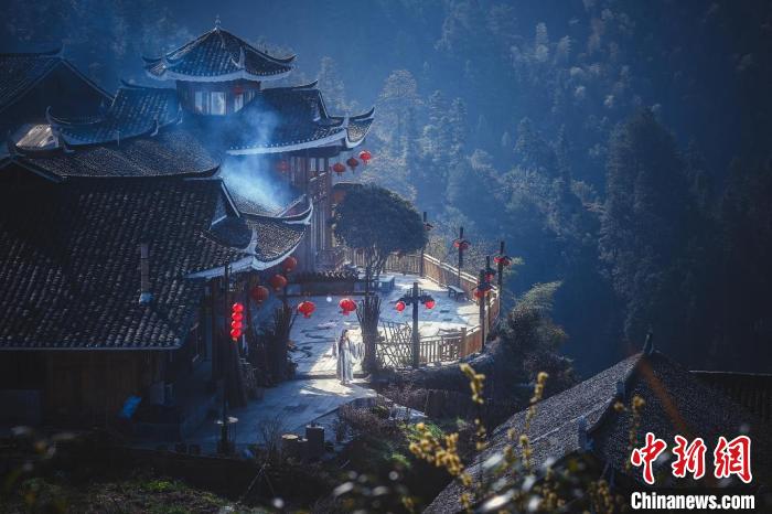 藏于溆浦雁鵝界的古村落。　宋祖春 攝