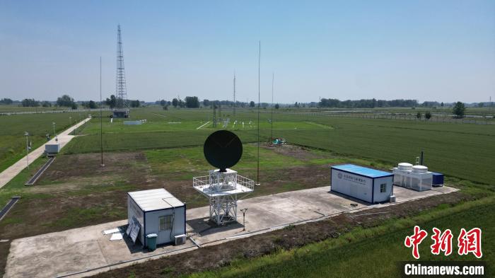 航拍壽縣國家氣候觀測臺(tái)?！∽Ａ?攝