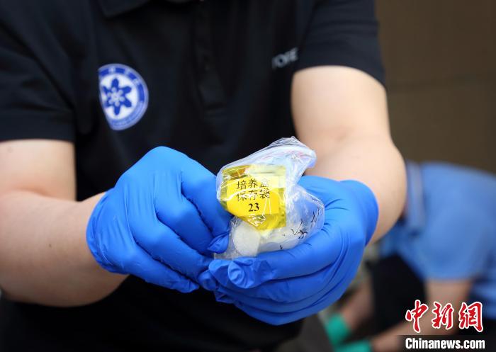 隨神舟十五號返回地面的空間科學(xué)實驗樣品。　中科院空間應(yīng)用中心 供圖