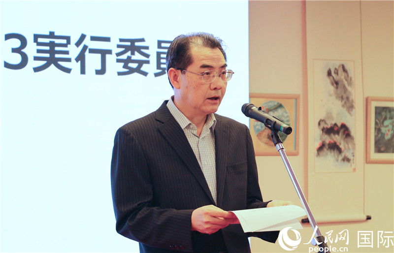 中國(guó)駐日本大使吳江浩致辭。人民網(wǎng) 許可攝