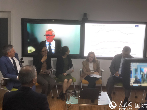 “向COP28注入動(dòng)力”研討會(huì)現(xiàn)場(chǎng)。 人民網(wǎng)記者 趙健攝