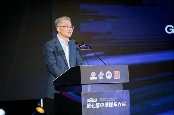 嘉興市人民政府市長(zhǎng)李軍致辭。主辦方供圖