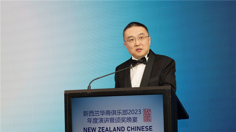中國(guó)駐新西蘭大使王小龍。攝影：張凱