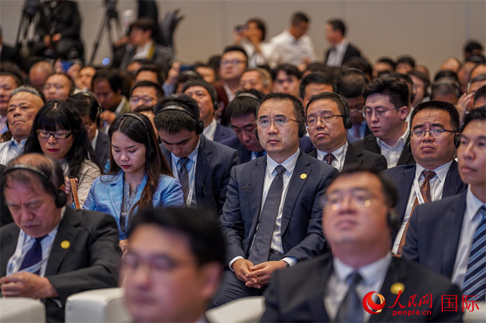 2023中國(guó)（浙江）—泰國(guó)合作交流會(huì)現(xiàn)場(chǎng)。普拉維攝