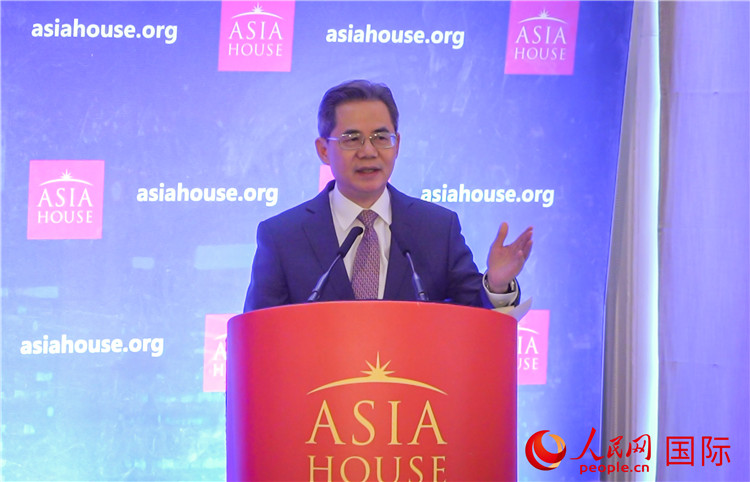 鄭澤光大使強(qiáng)調(diào)，中國(guó)經(jīng)濟(jì)長(zhǎng)期向好的總趨勢(shì)不會(huì)改變。人民網(wǎng) 郭錦標(biāo)攝