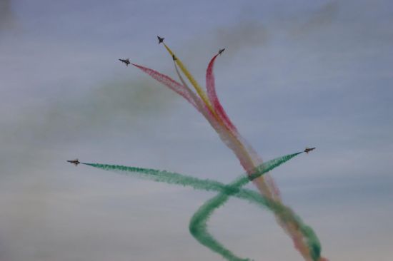 飛行表演現(xiàn)場。高思峰 攝