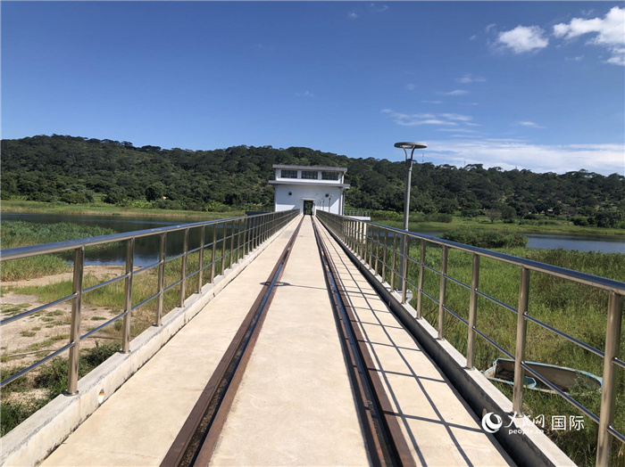 卡夫河供水項目。人民網(wǎng)記者 黃培昭攝