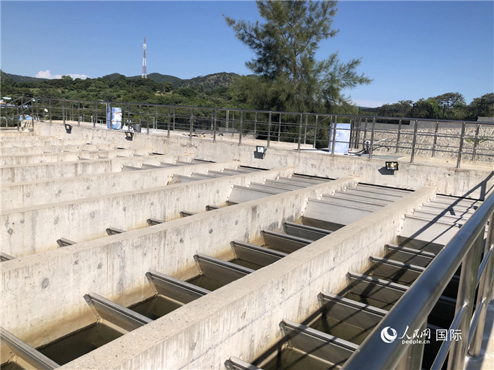 卡夫河供水項目。人民網(wǎng)記者 黃培昭攝