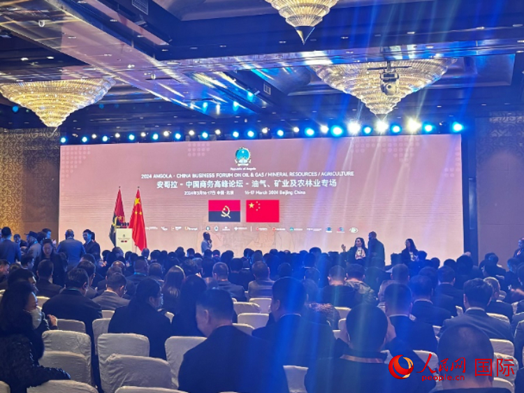 2024安哥拉—中國商務(wù)高峰論壇現(xiàn)場(chǎng)。人民網(wǎng)記者 張榮攝