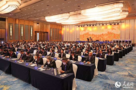 與會嘉賓濟(jì)濟(jì)一堂。人民網(wǎng)記者 陳博攝