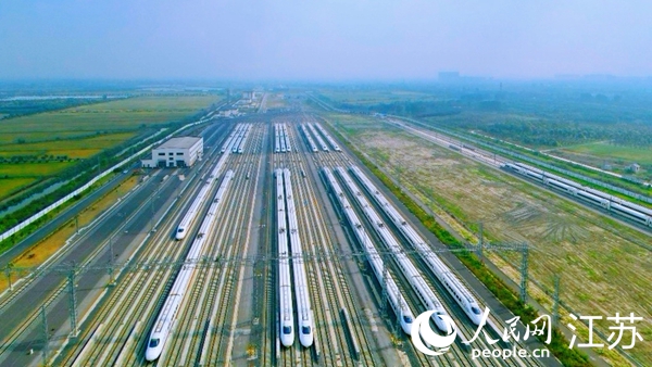 南京動車段南通動車所。人民網(wǎng)記者 王繼亮攝