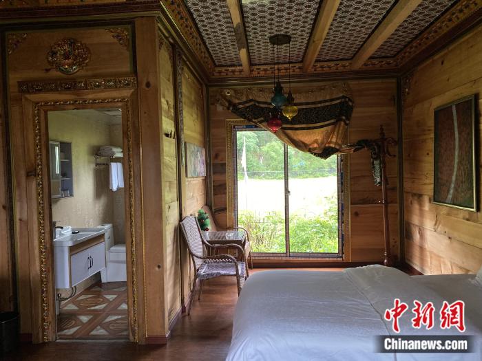 民宿內(nèi)部。彭寧鈴 攝