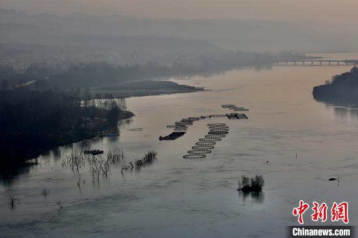 圖為冷水魚養(yǎng)殖?！±钣穹?攝