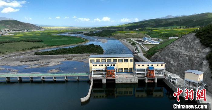 圖為引大濟(jì)湟調(diào)水總干渠的樞紐。(資料圖) 青海省水利廳 供圖