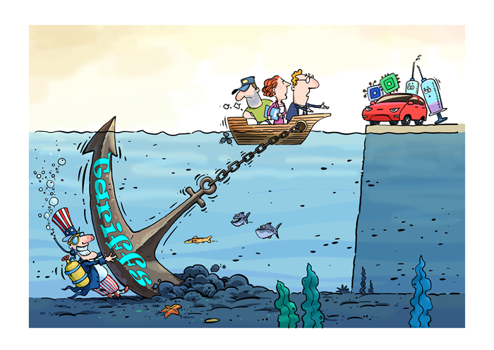 漫畫作者：馬宏亮（人民網(wǎng)版權圖片，未經(jīng)授權請勿轉載。）