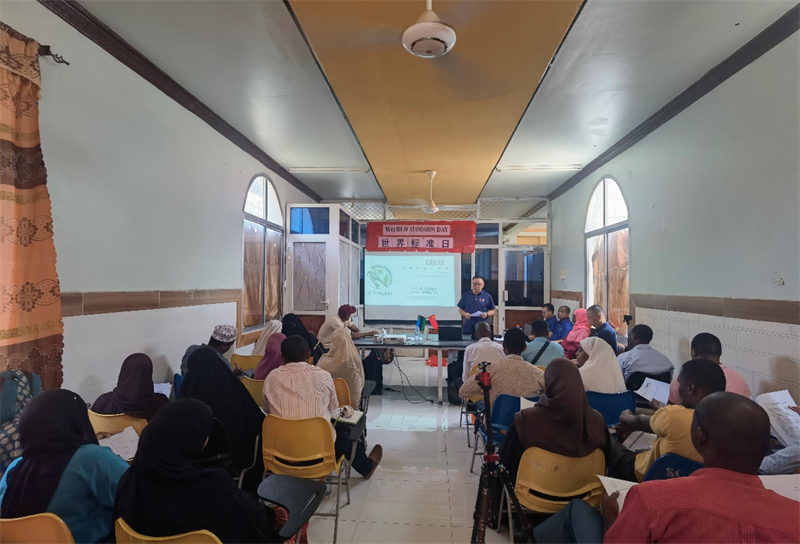 中國專家組進行標準宣貫。專家組供圖