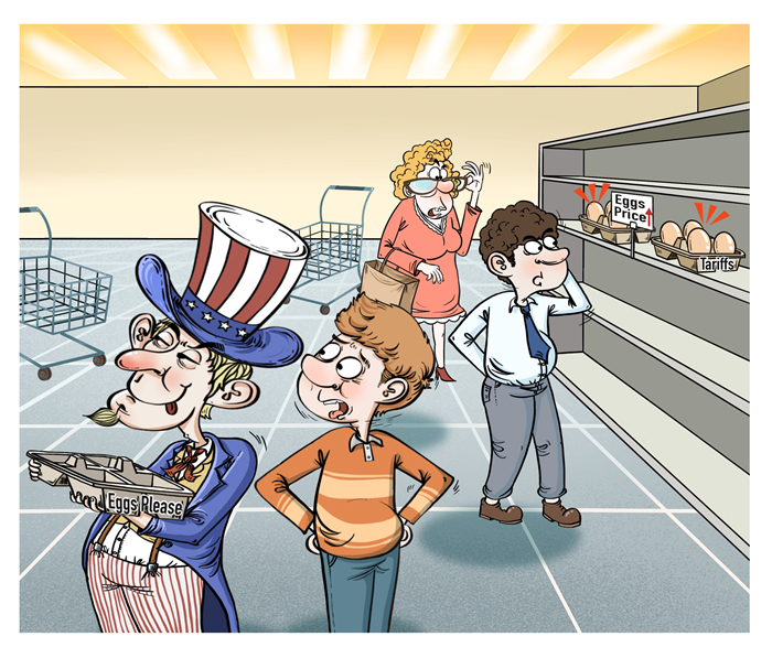 漫畫(huà)作者：譚希光（人民網(wǎng)版權(quán)圖片，未經(jīng)授權(quán)請(qǐng)勿轉(zhuǎn)載。）