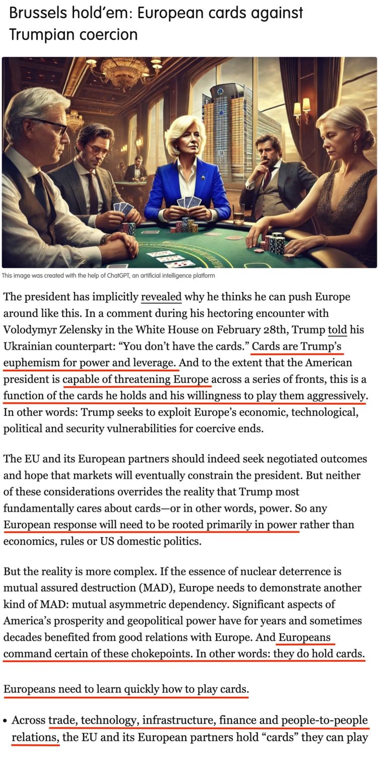 深觀察丨“只要團(tuán)結(jié)，歐盟反制美國(guó)的王牌很多”