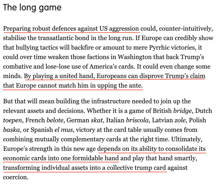 深觀察丨“只要團(tuán)結(jié)，歐盟反制美國(guó)的王牌很多”