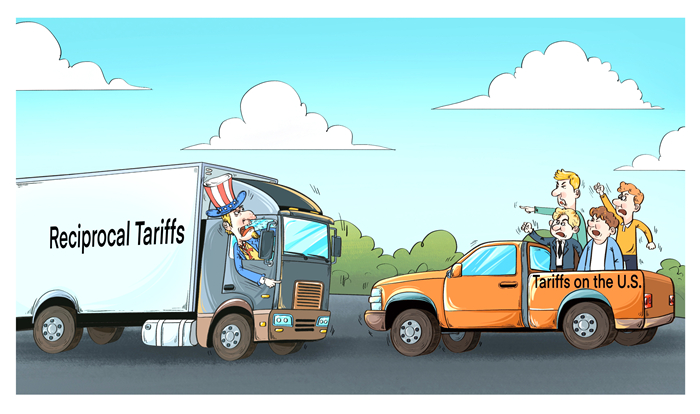 漫畫作者：譚希光（人民網(wǎng)版權(quán)圖片，未經(jīng)授權(quán)請勿轉(zhuǎn)載。）