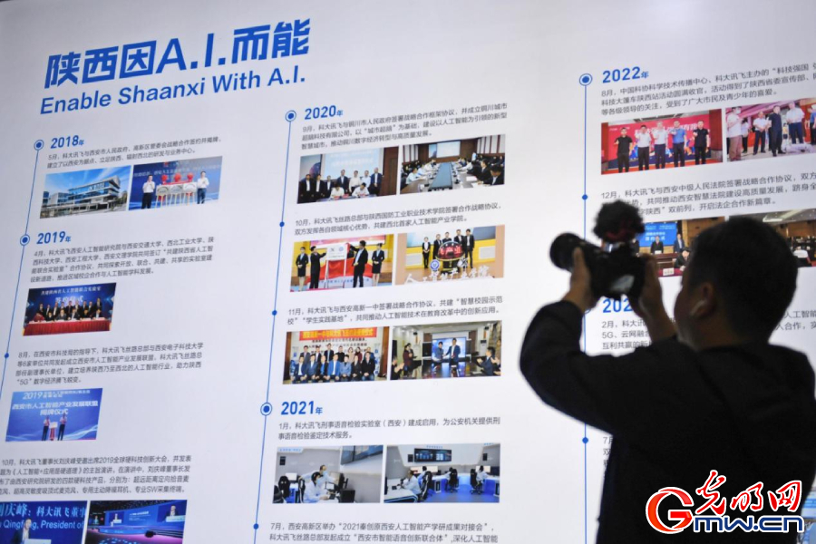 組圖丨AI、網(wǎng)絡(luò)安全、跨境電商……數(shù)字經(jīng)濟(jì)如此 “陜”耀