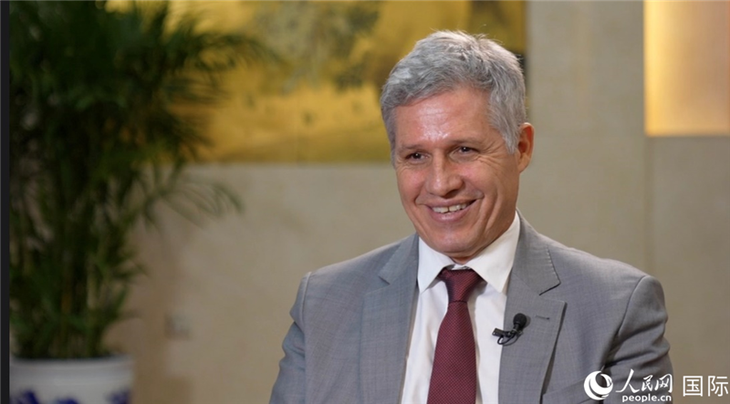 巴西農(nóng)村發(fā)展部部長特謝拉。 人民網(wǎng)記者 張榮攝