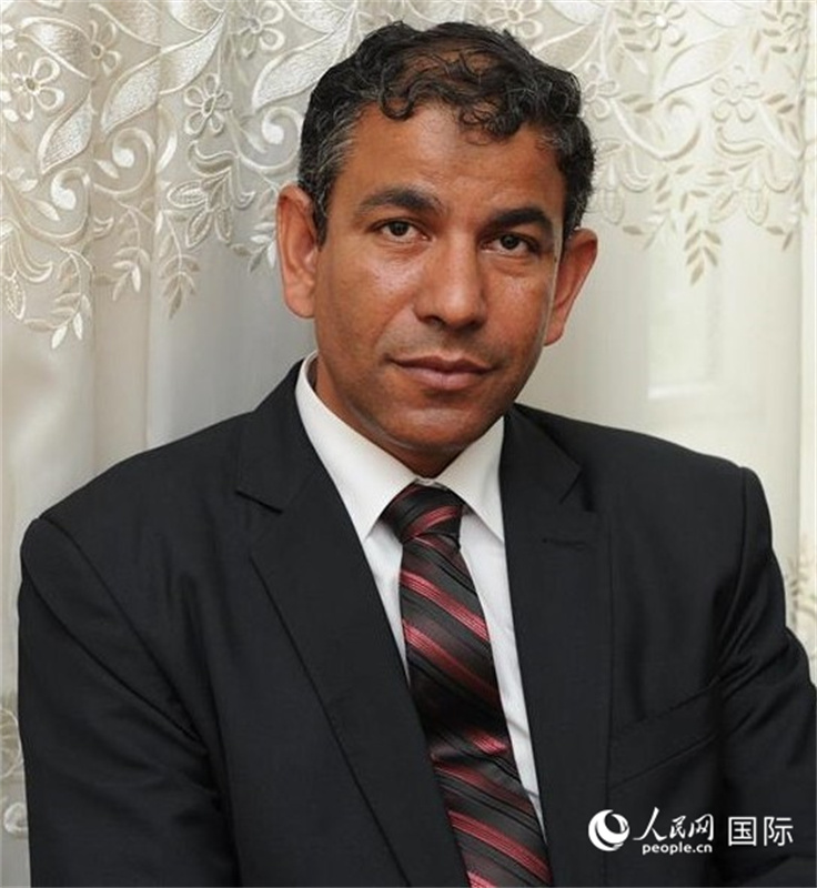 埃及著名中國和亞洲問題專家德拉比克。人民網(wǎng)記者 黃培昭攝