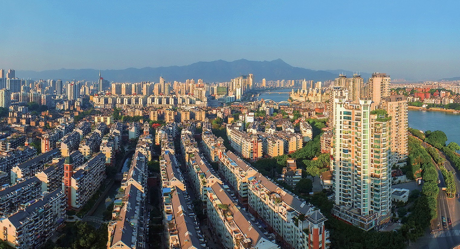 2018年，福州市臺江區(qū)蒼霞新城，高樓拔地而起，舊貌換新顏。