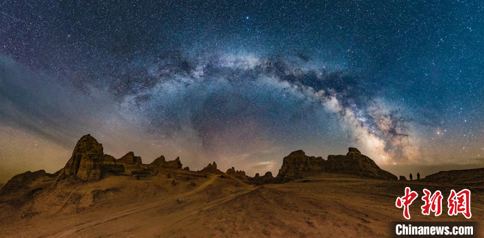 資料圖為青海省海西州冷湖俄博梁星空。 <a target='_blank' href='/'><p  align=
