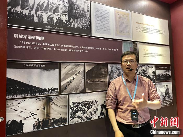 張慶沖在講解。彭寧鈴 攝