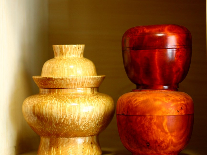 藏地木碗成品。