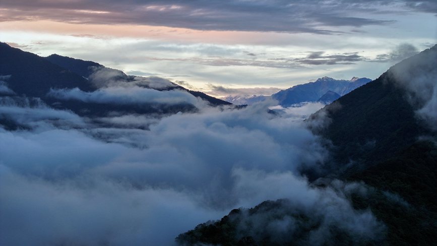 秋日里的墨脫云海。張澤坤攝
