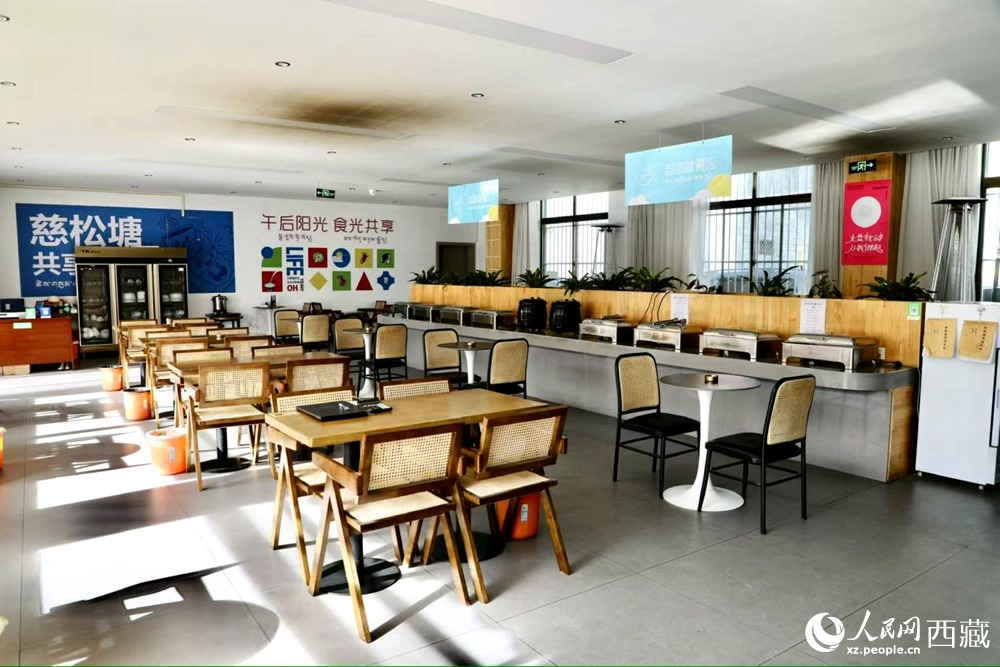 慈松堂社區(qū)共享食堂。人民網(wǎng)記者 次仁羅布攝