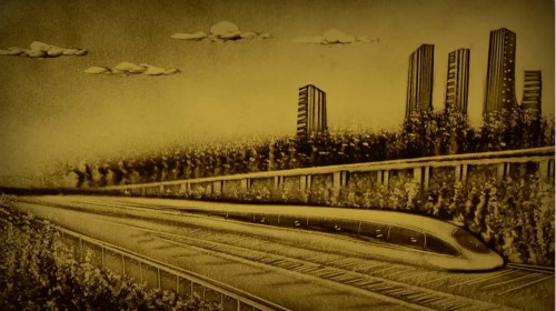 【沙畫(huà)】改革開(kāi)放，讓夢(mèng)想觸手可及