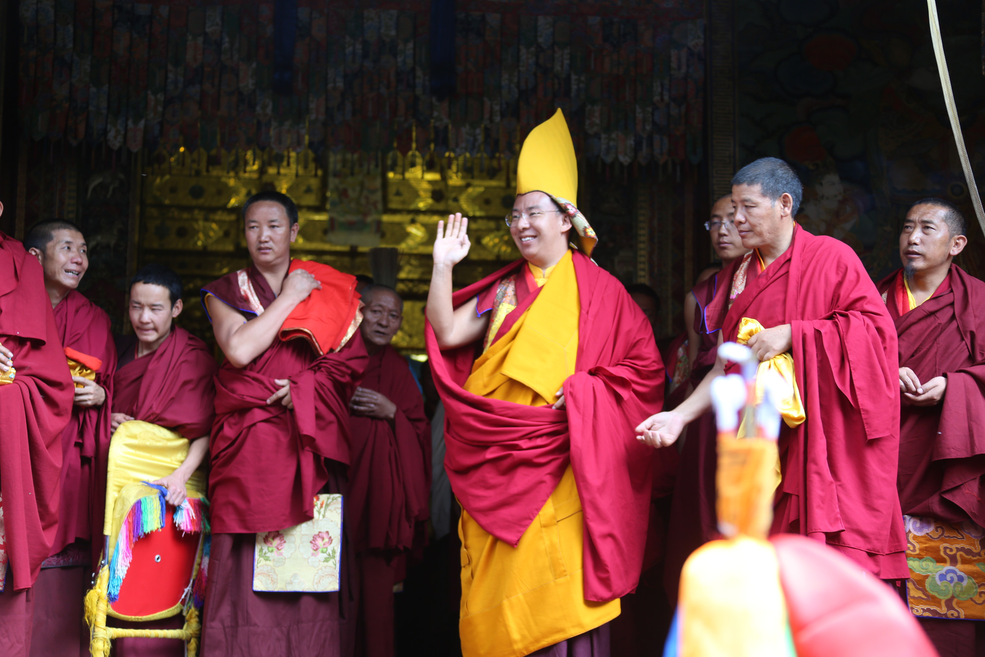 班禪在扎什倫布寺。攝影：王淑 (4).JPG